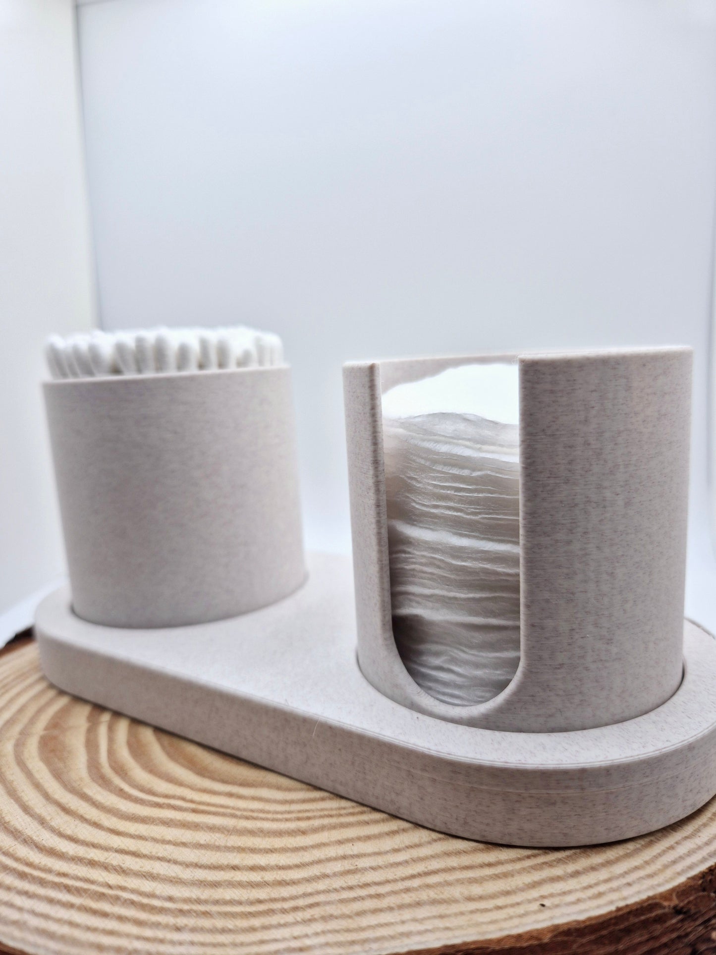 Serenity Cotton Pad & Bud Holder - Bathroom organiser