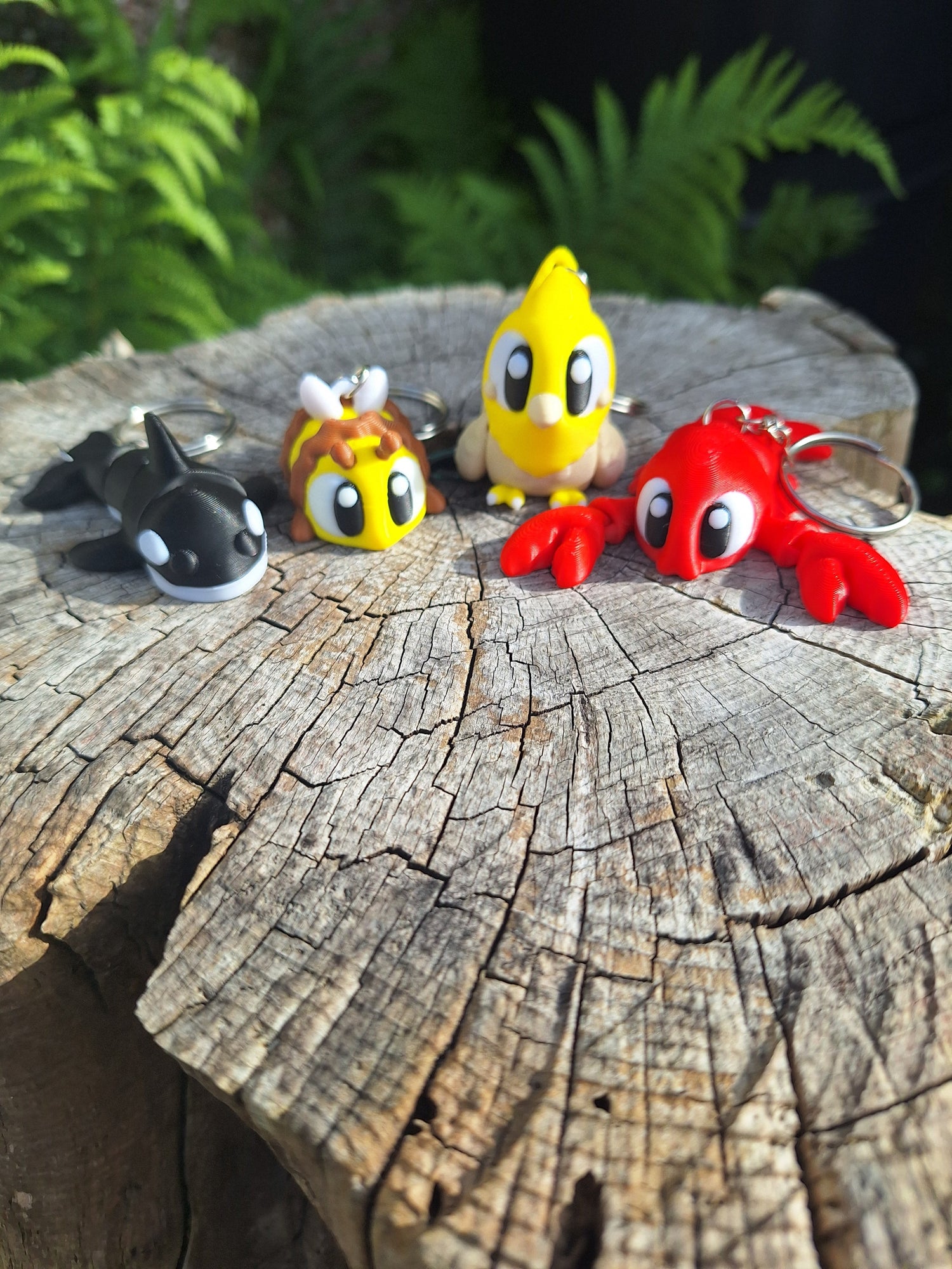 Keychain 3D Printed Animal Keychains