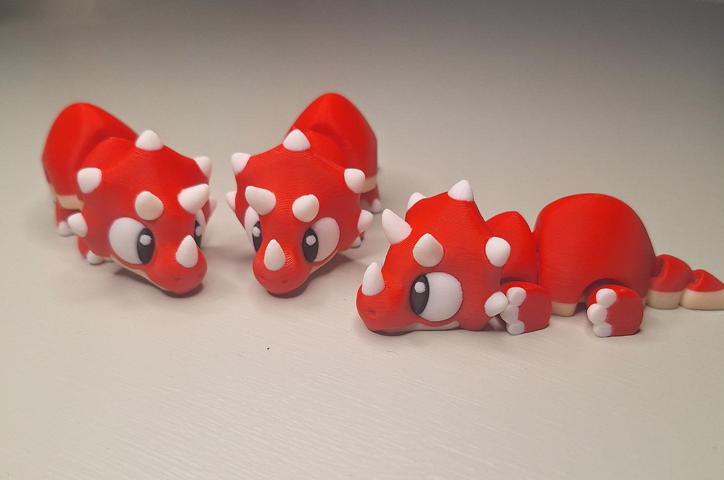 Baby Triceratops dinosaurs