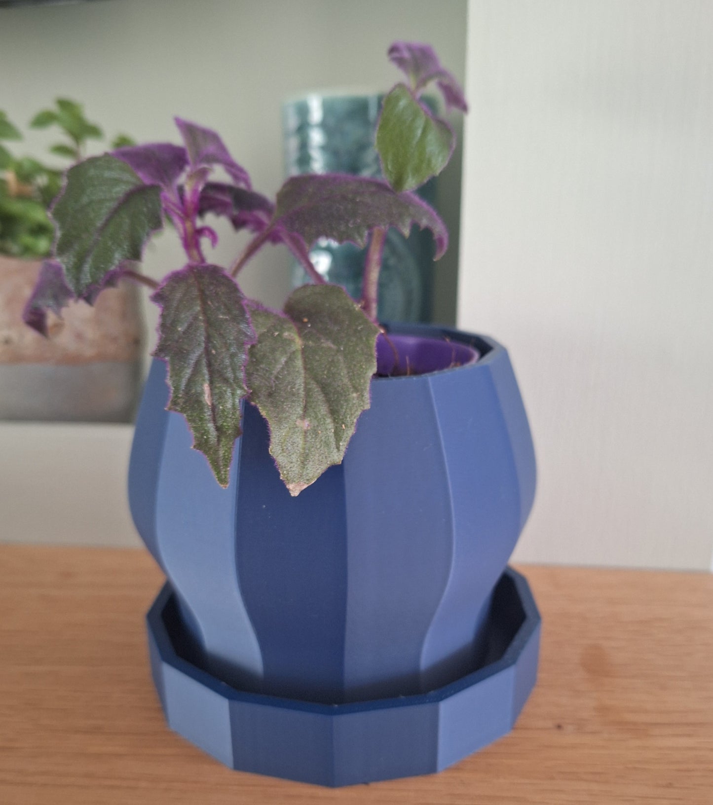 Goblet plant pot, 3d printed