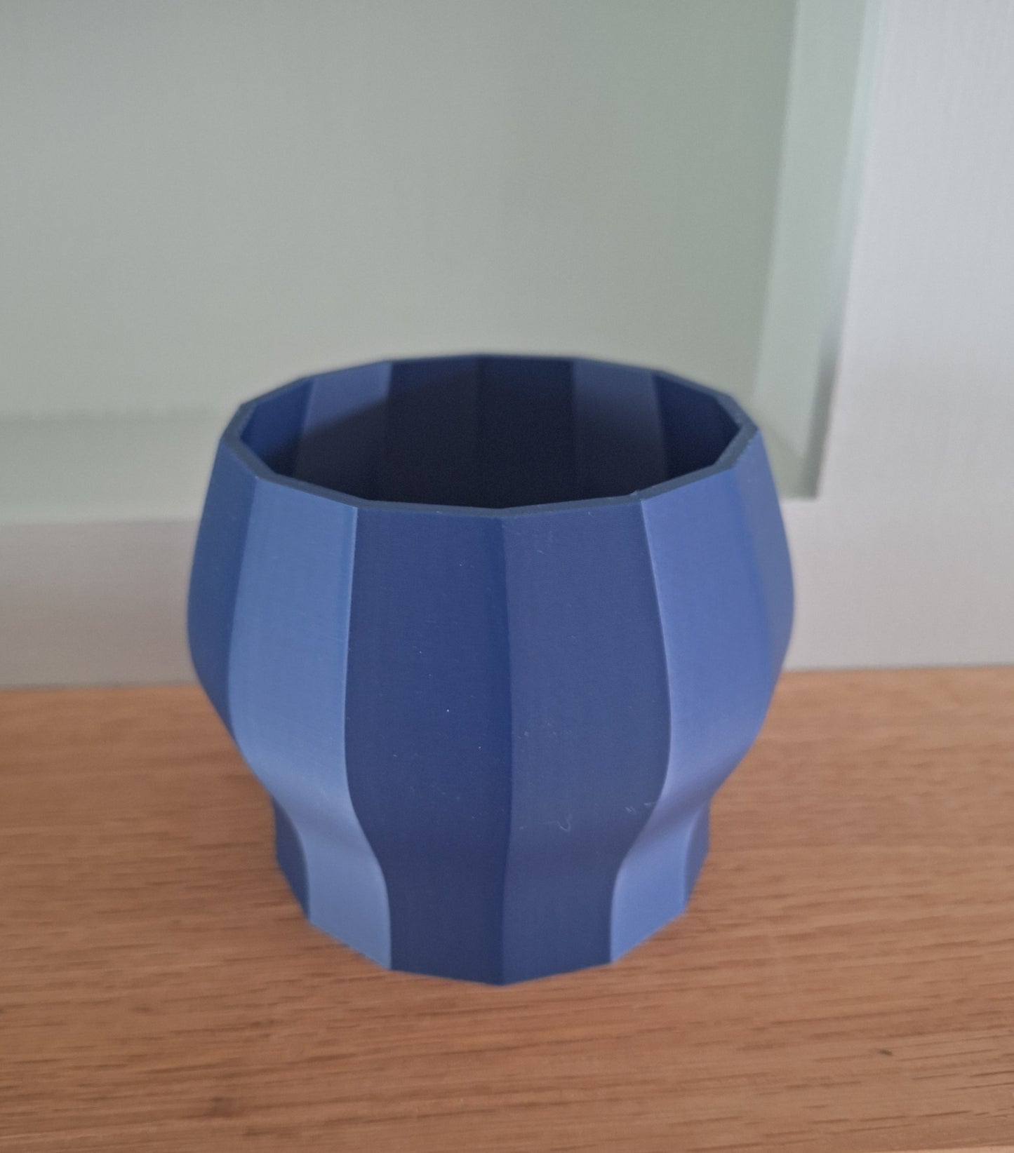 Goblet plant pot, 3d printed