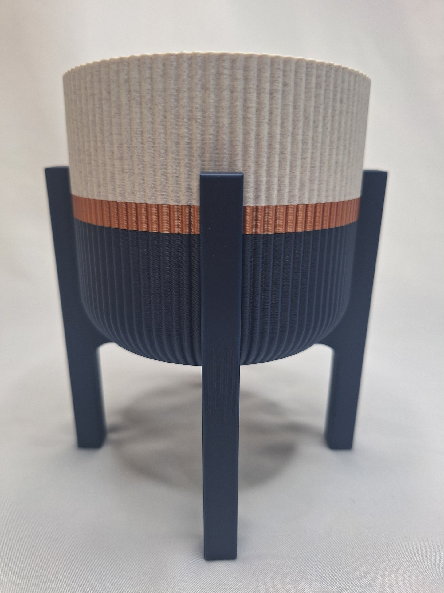 3 tone coloured, Elevare plant pot and stand.