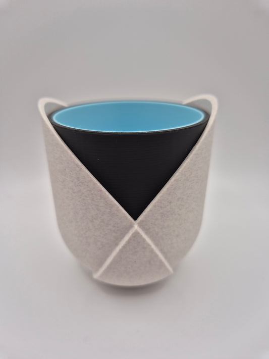 Tulip Layered 3D Printed Plant Pot | Customizable Colours UK