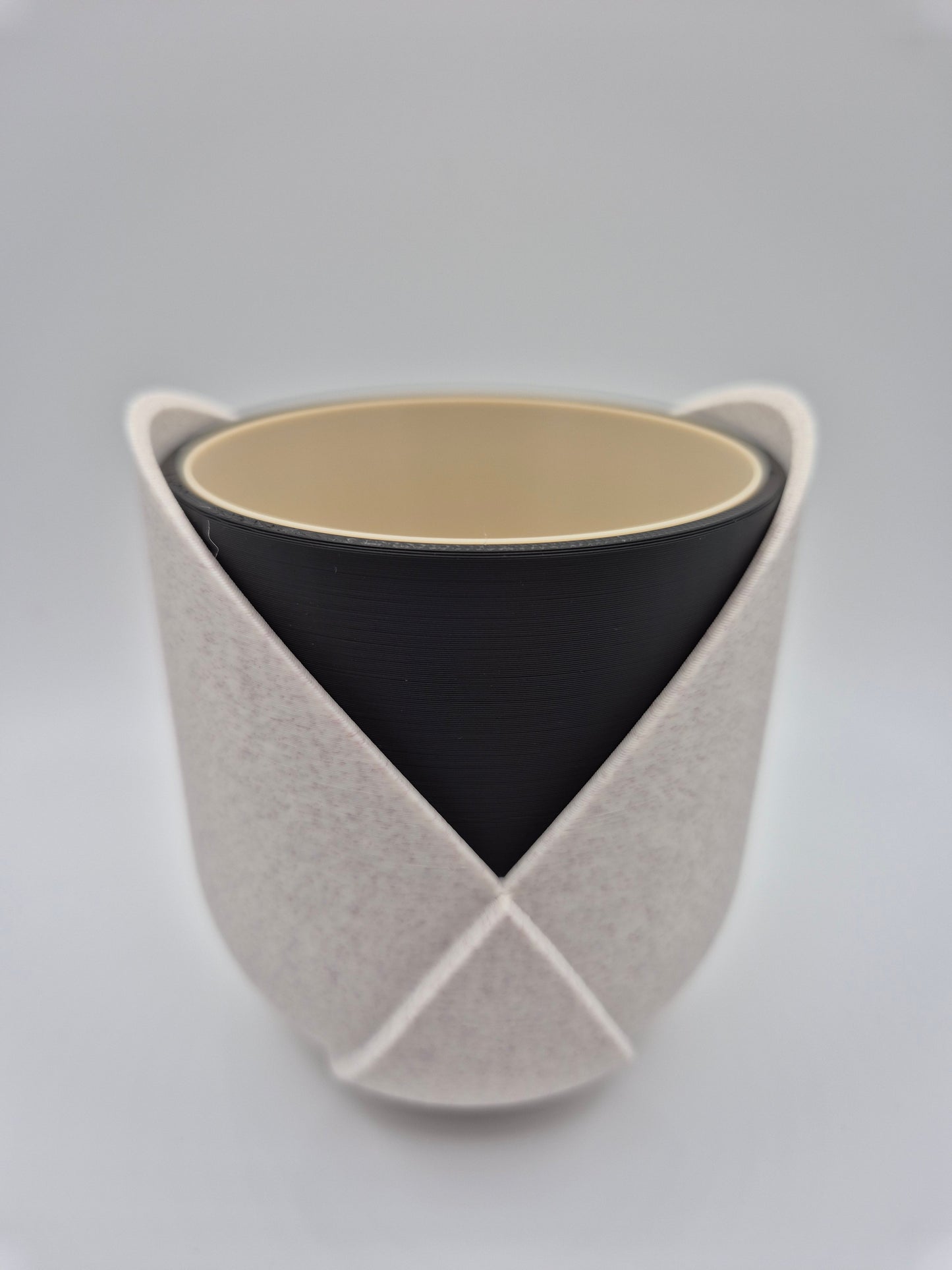 Tulip Layered 3D Printed Plant Pot | Customizable Colours UK