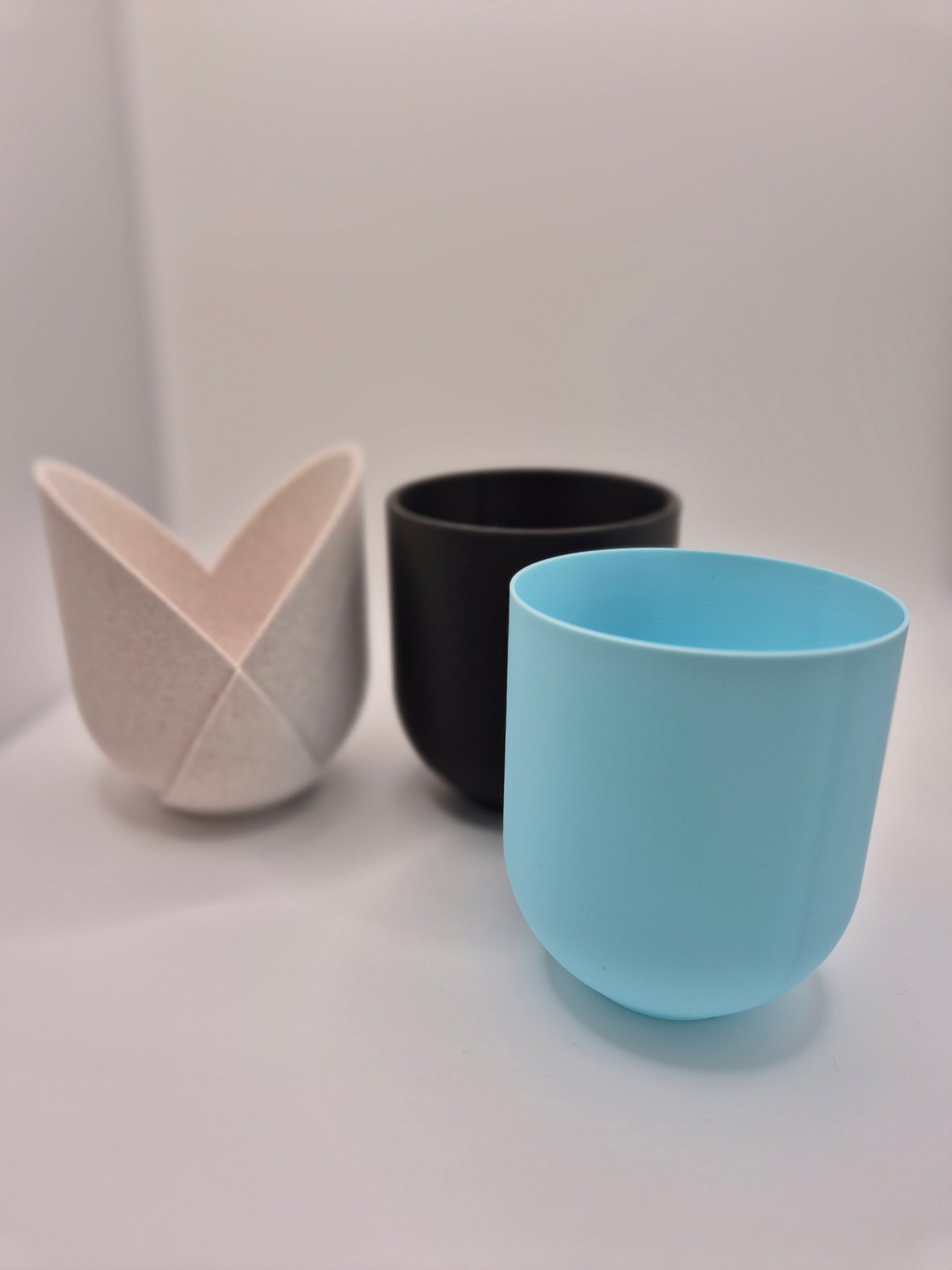 Tulip Layered 3D Printed Plant Pot | Customizable Colours UK