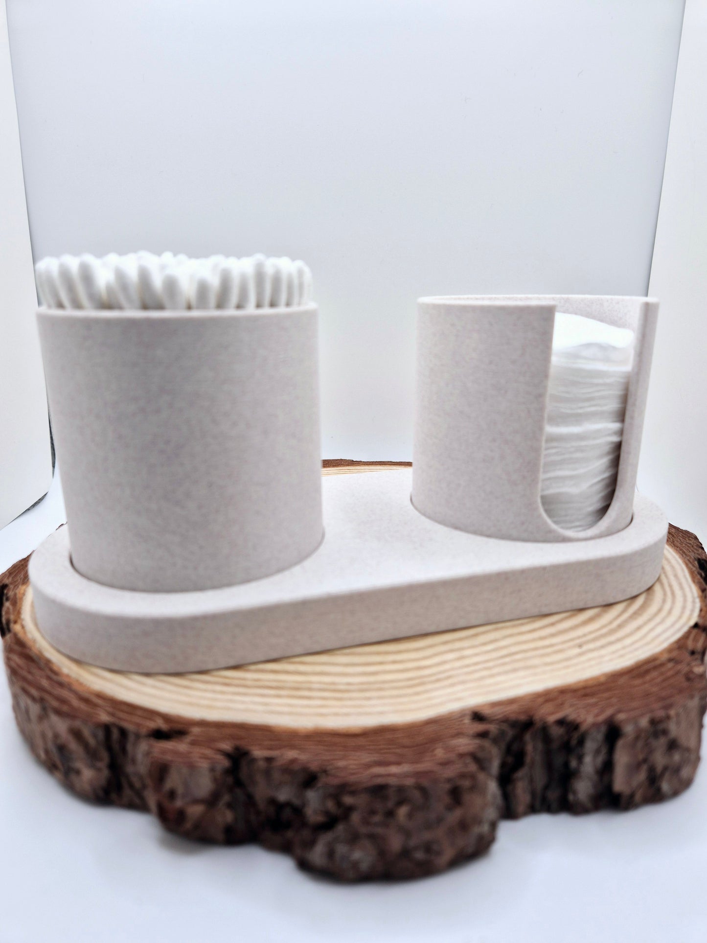 Serenity Cotton Pad & Bud Holder - Bathroom organiser