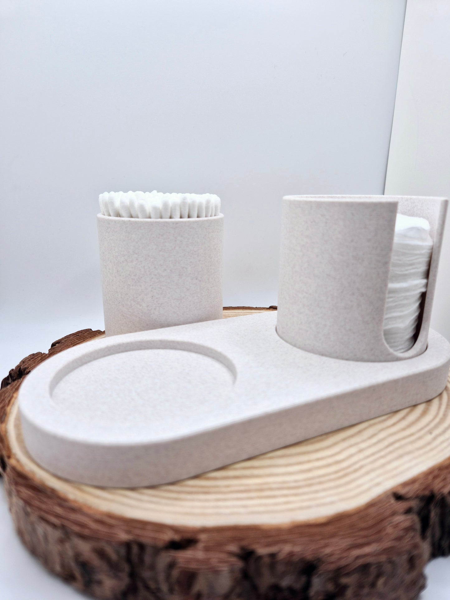 Serenity Cotton Pad & Bud Holder - Bathroom organiser