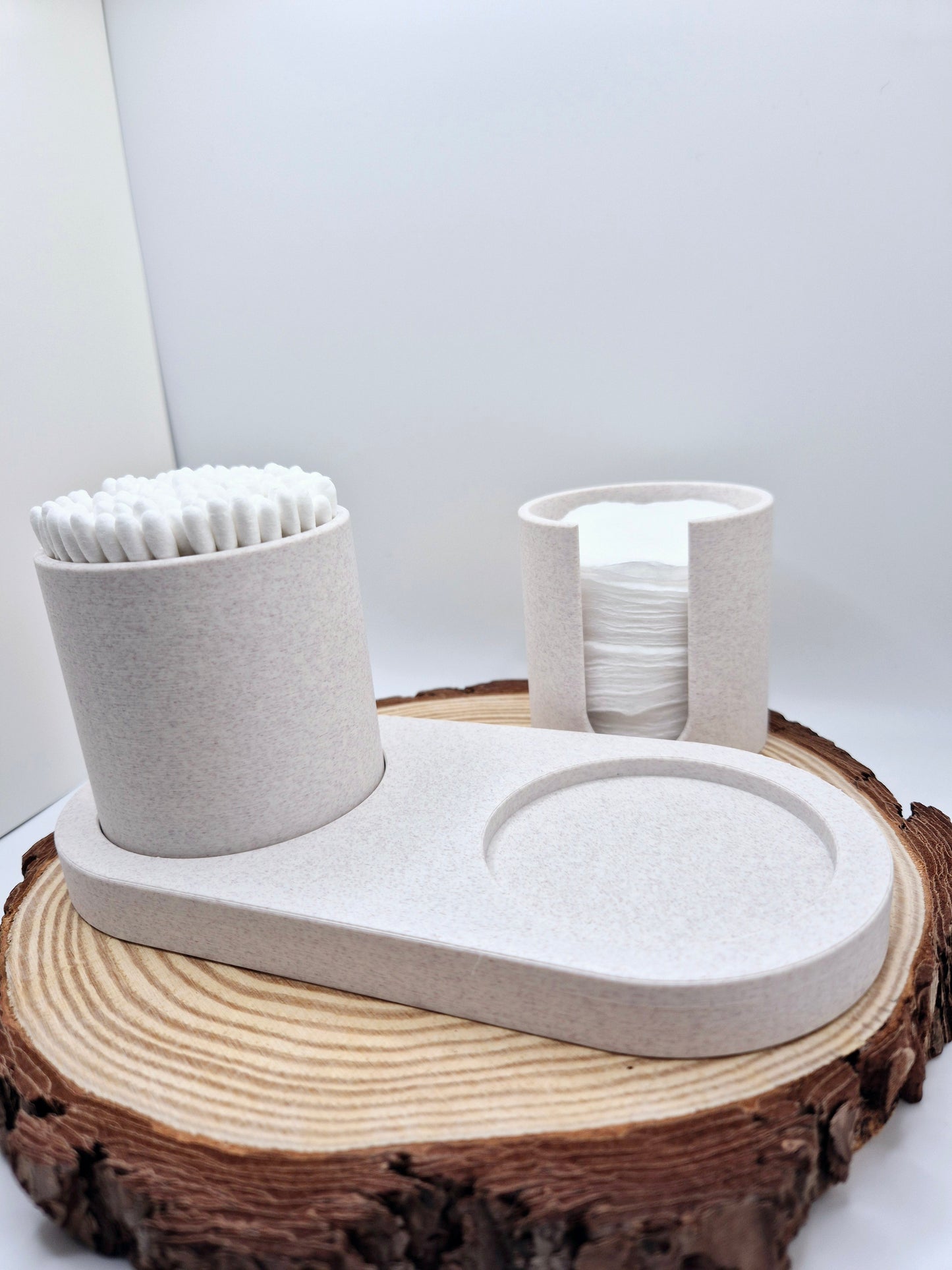 Serenity Cotton Pad & Bud Holder - Bathroom organiser