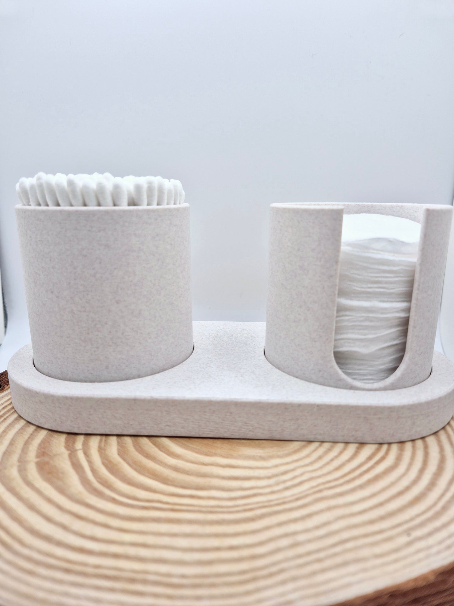 Serenity Cotton Pad & Bud Holder - Bathroom organiser