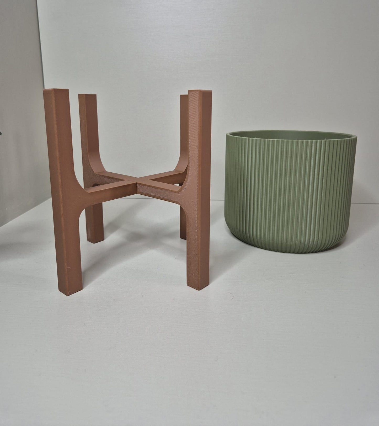 Plant pot with a  stand