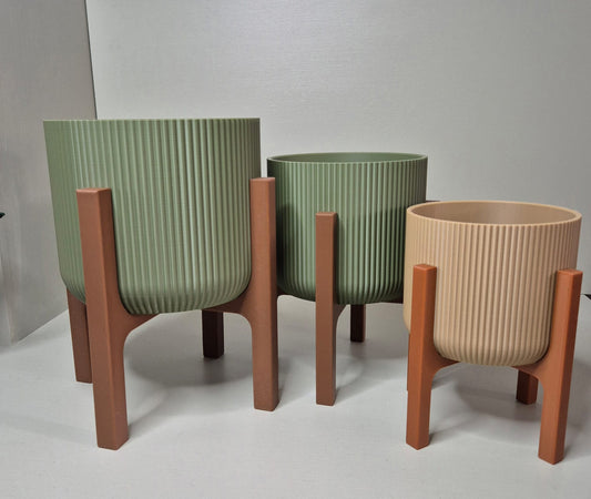 Plant pot with a  stand