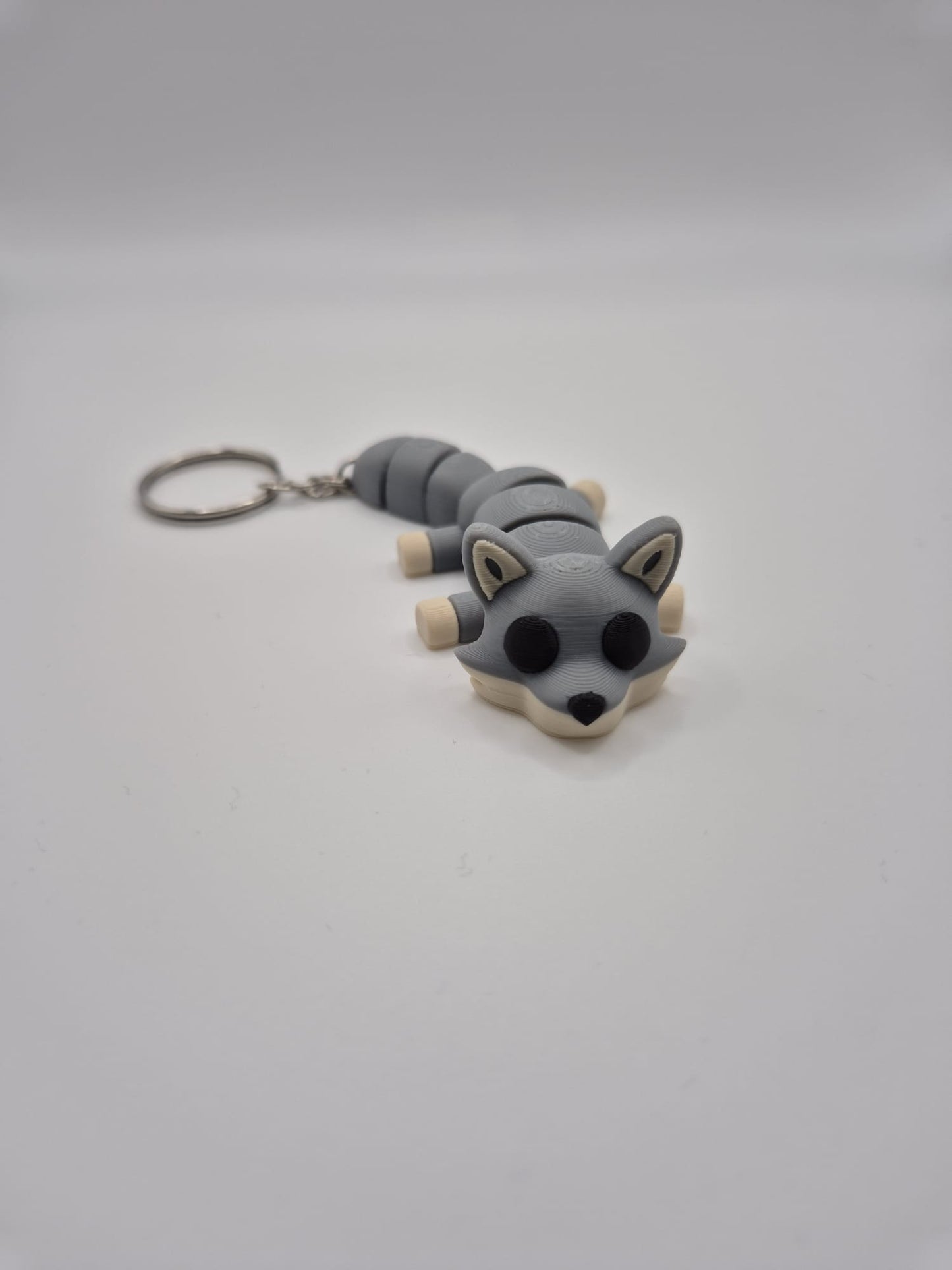 3D Printed Animal Keychain – Articulated Fidget Toy & Cute Gift