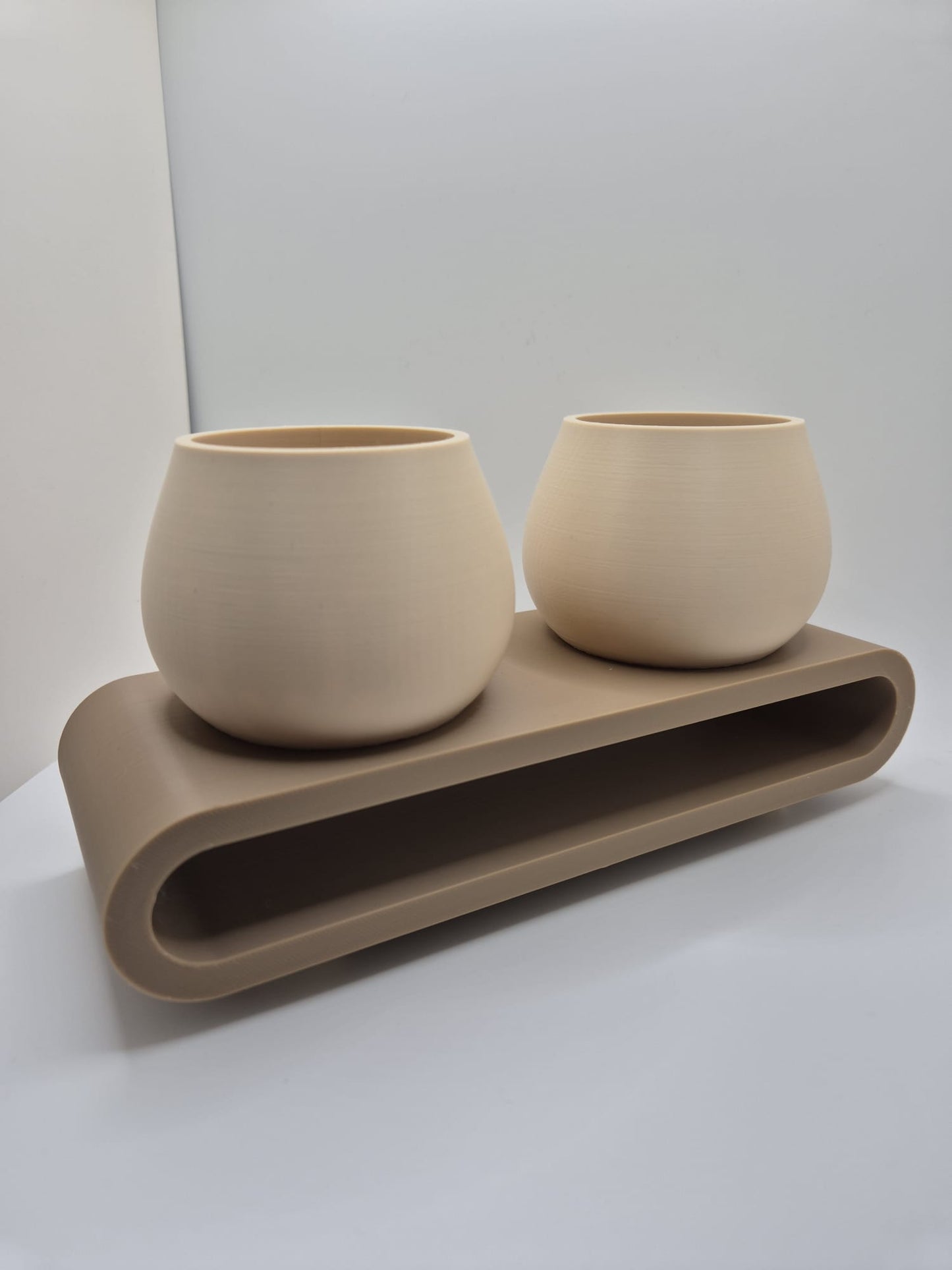 Serenity Duo Planter Set | Minimal Succulent Display