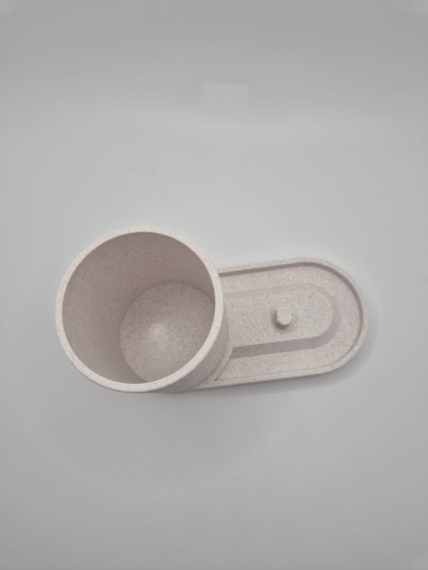 Serenity Toothbrush & Toothpaste Holder | Modern Bathroom Organiser, minimalistic storage