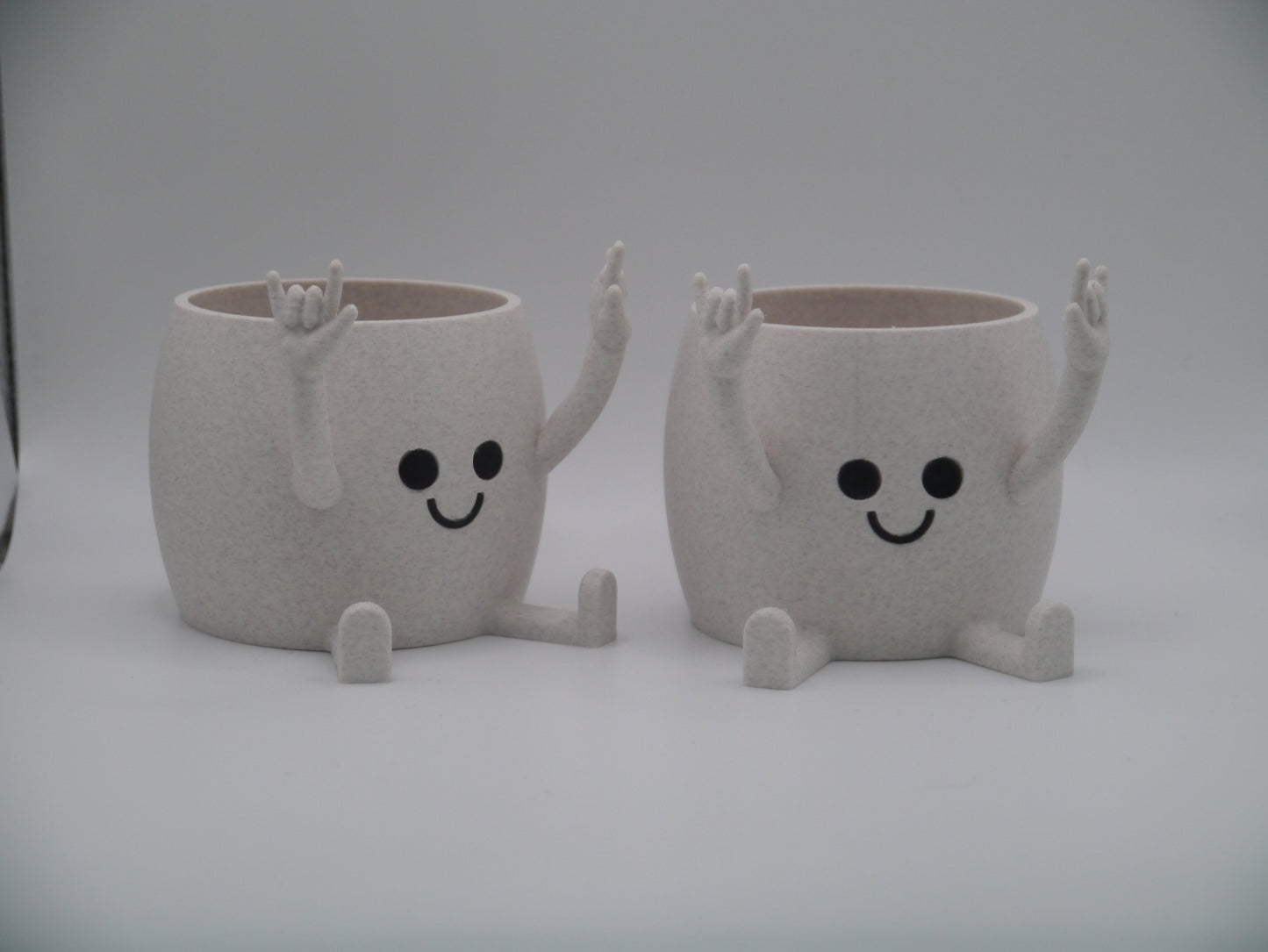 Happy Face "Rock You" plant pot