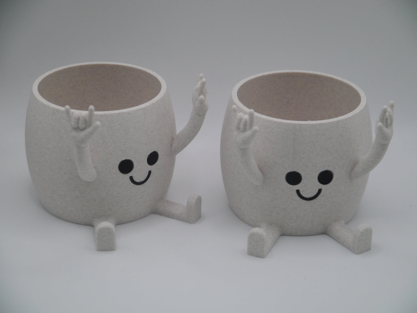 Happy Face "Rock You" plant pot