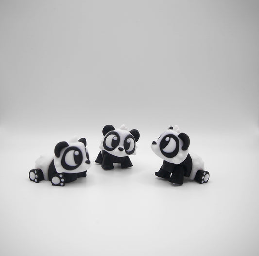 Baby panda, 3d articulated fidget