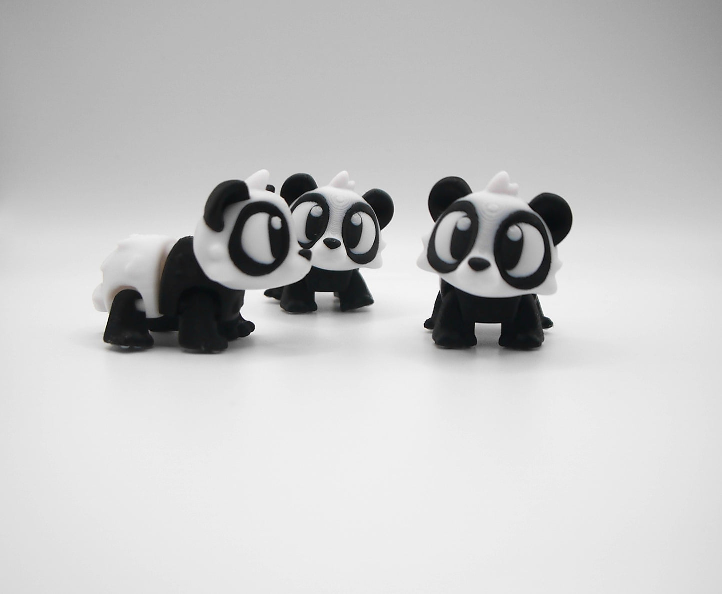 Baby panda, 3d articulated fidget