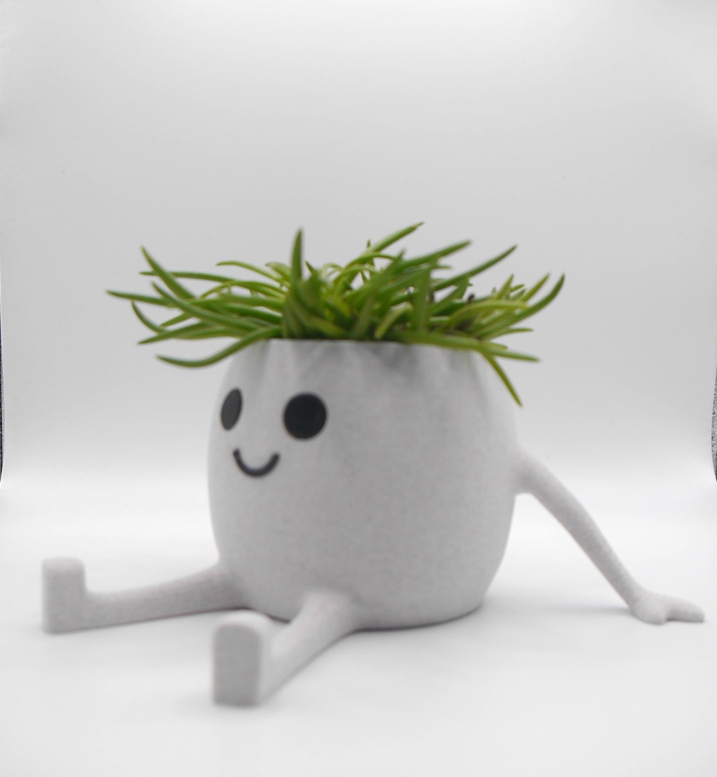 Happy Face "Laid back" plant pot