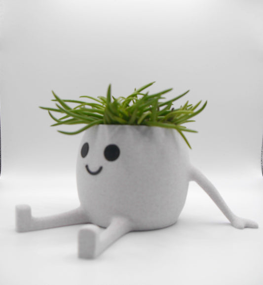 Happy Face "Laid back" plant pot