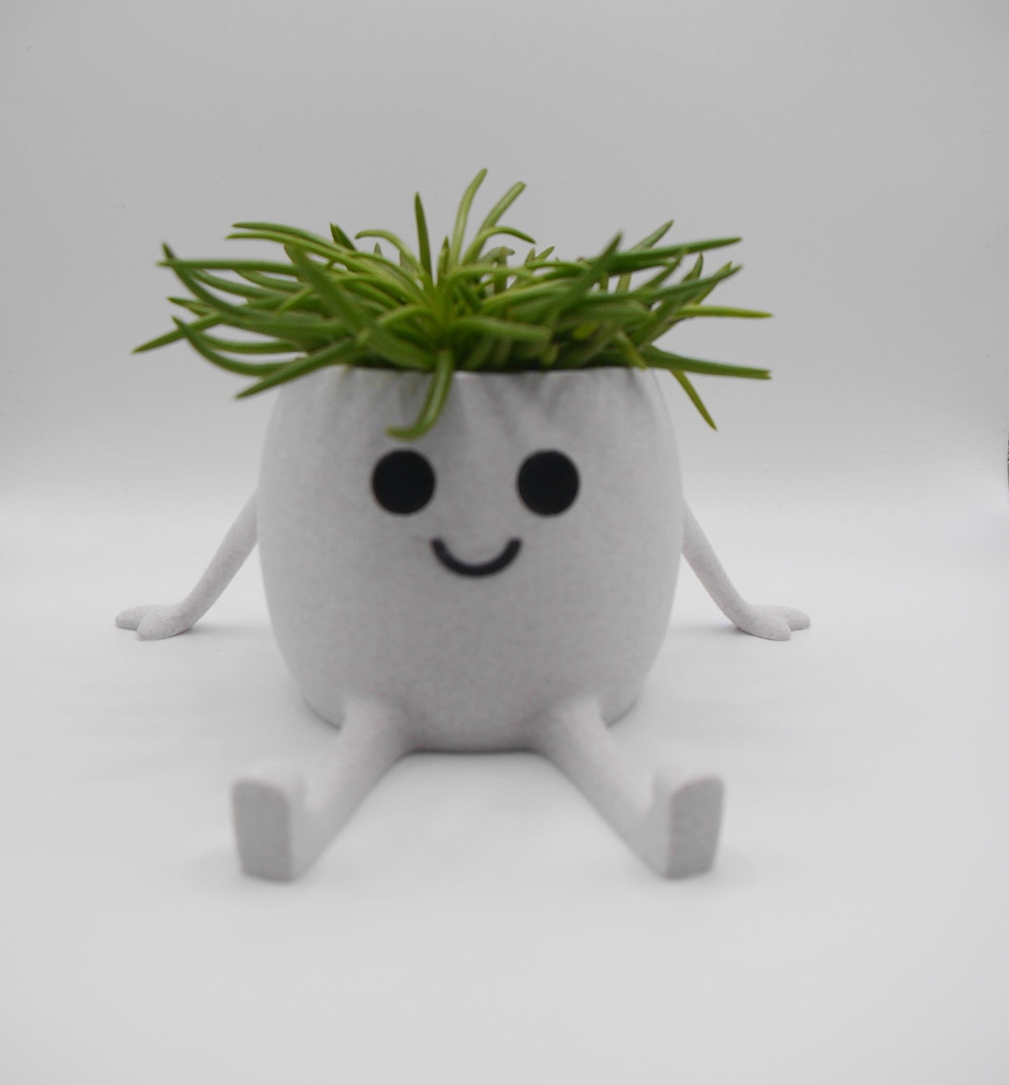 Happy Face "Laid back" plant pot