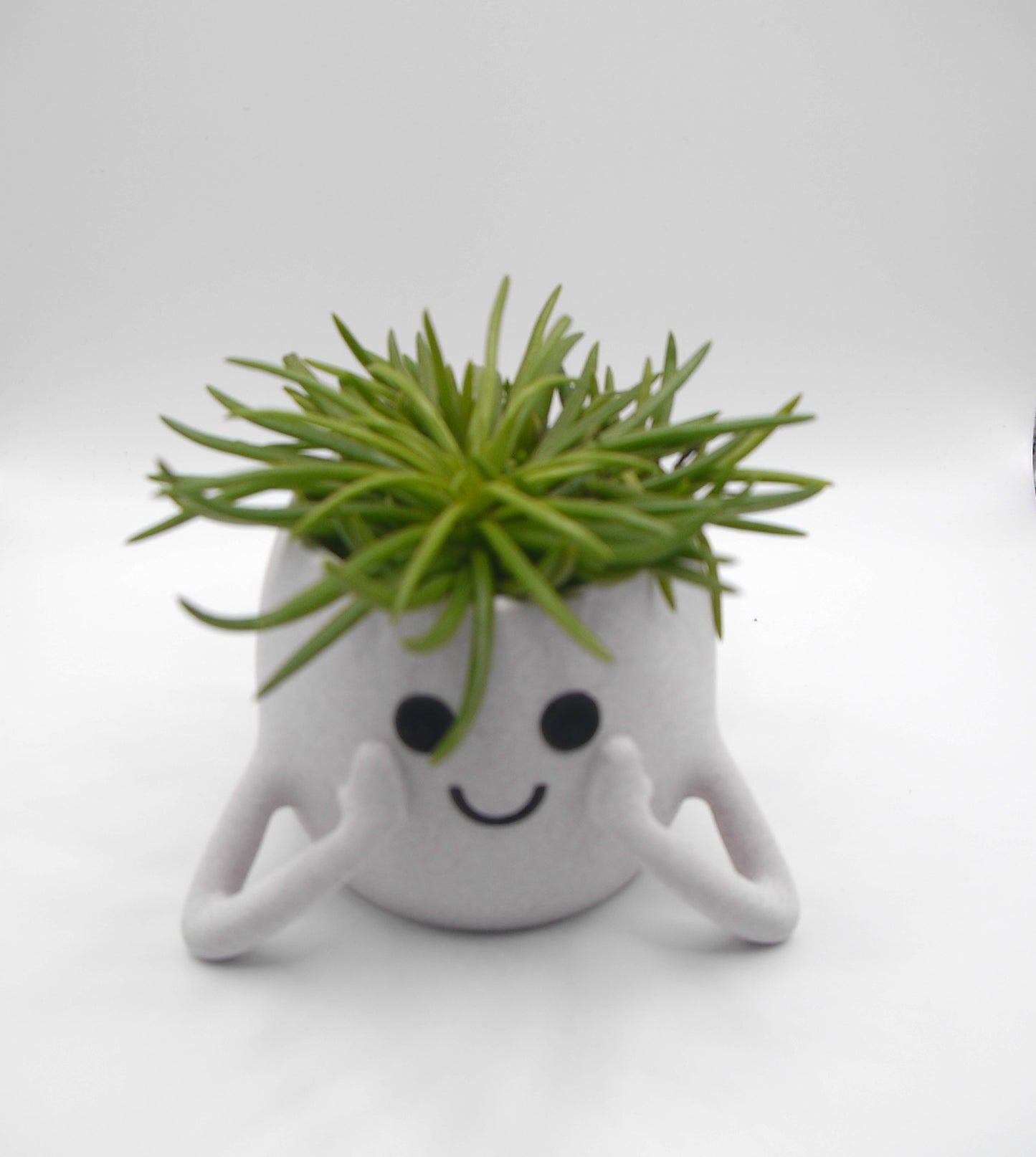 Happy face "relaxing" plant pot